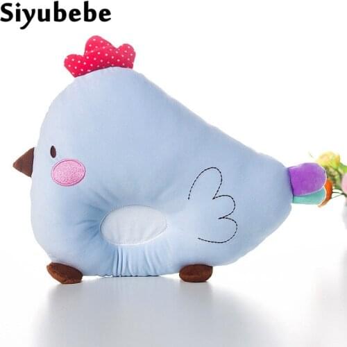 Siyubebe Brand Newborn Baby Shape Pillow Infant Bebe Cartoon Animal Anti-migraine Pillows Concave Adorable Memory Foam Pillows