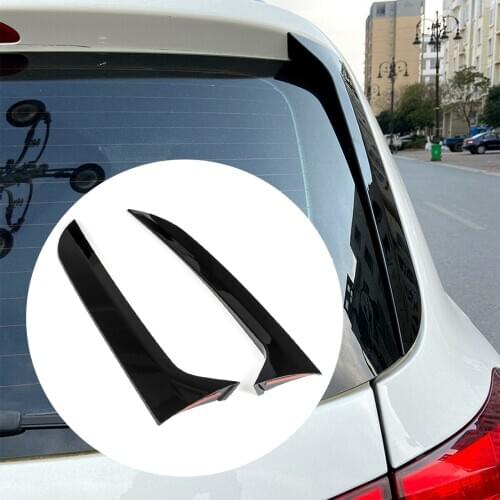 1Pair Rear Window Side Wing Spoiler Canards Splitter Fit For VW Tiguan MK1 2007 2008 2009 2010 2011 2012 2013 2014 2015 2016