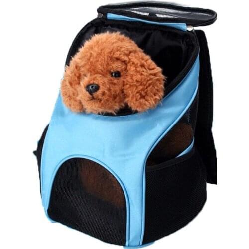 Pet dog and cat outdoor travel sling bag, breathable mesh back bag handbag, universal for dogs and cats