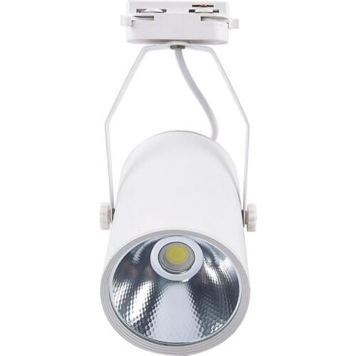 High Power LED Track Light 30W COB Rail Light 7W 12W 20W 30W LED Spotlight Equal to 300w Halogen Lamp AC85-265V Free shipping