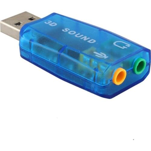 USB Sound Card USB Audio 5.1 External USB Sound Card Audio Adapter Mic Speaker Audio Interface For Laptop PC Micro Data