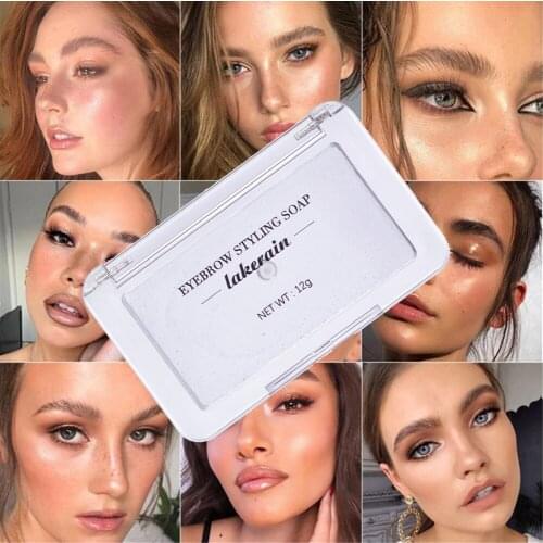 3 Colors Feathery Brows Setting Gel Waterproof Soap Brow Makeup Kit Lasting Eyebrow Gel Women Eyebrow Tint Pomade Cosmetics