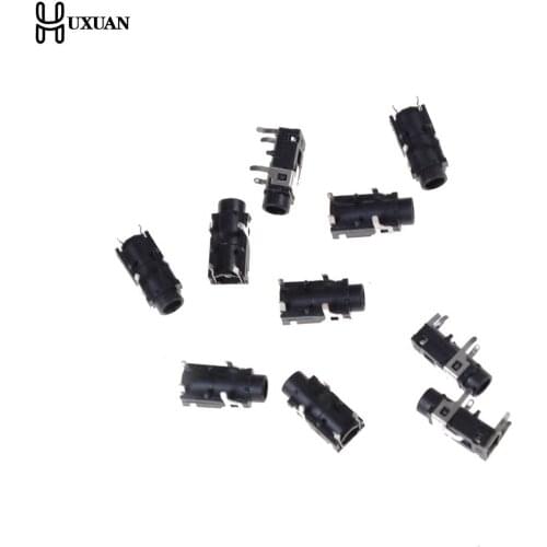 10pcs/lot PJ321 3.5mm Female Audio Connector 4 Pin SMT Headphone Jack Socket PJ-321 PCB Mount Stereo Jack