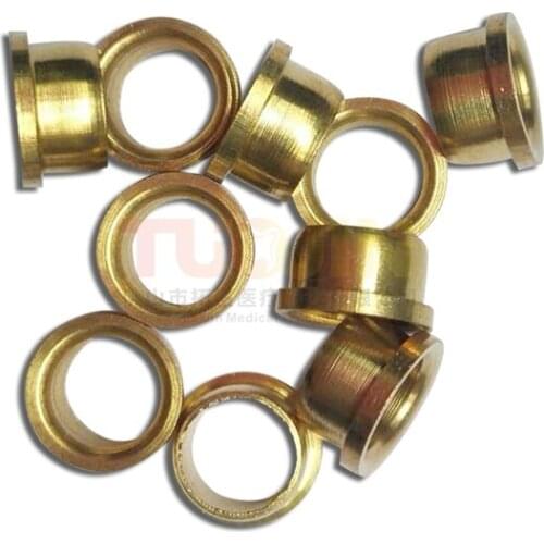 20PCS Dental Oral Dentist Chair Water Gas Tube Foot Heater Copper Casing Buckle Tube Set Water Pipe Copper Sleeve