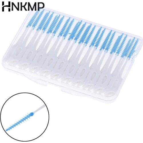 40Pcs Adults Interdental Brushes Clean Between Teeth Floss Brushes Toothpick ToothBrush Dental Oral Care Tool Dental Floss
