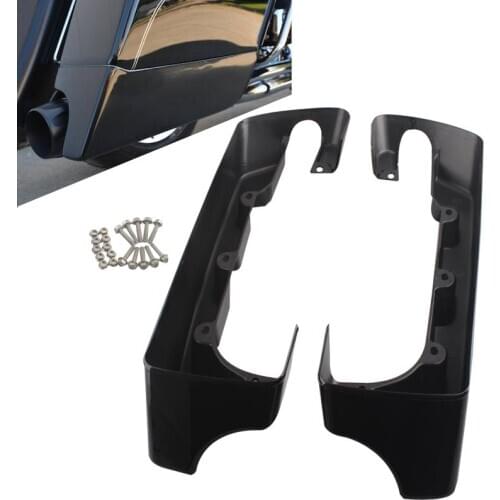 Motorcycle Accessories Stretched Saddlebag Hard Bags 4"Extension Fit For Harley Touring Electra Street Glide Road King 2014-2019