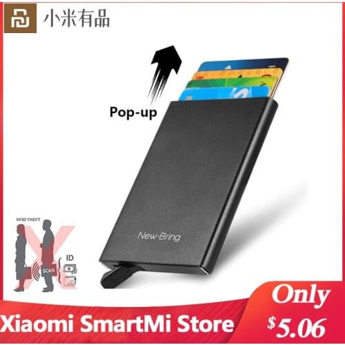 Youpin Fashionable Anti-theft Credit Card Package Smart Wallet Men Women Thin ID Card Case for Unisex Card Package Security