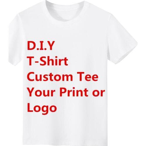 DIY Custom T-Shirts Summer Short Sleeve O-neck Tee Shirt Design For Dropping Shipping And Wholesale Unisex Top