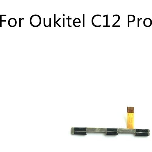 Used Power On Off Button+Volume Key Flex Cable FPC For Oukitel C12 Pro MTK6763T Octa Core 6.18" 2246x1080 Smartphone