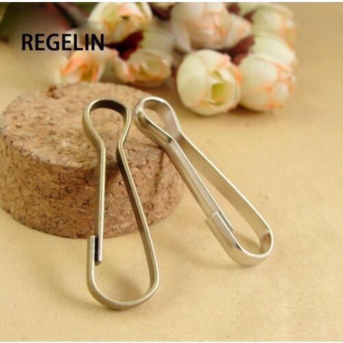 REGELIN 20pcs/lot 40x13mm Classic Buckle Clasp Hooks Clasps for DIY Necklace Bracelet Backpack buckle Jewelry Findings