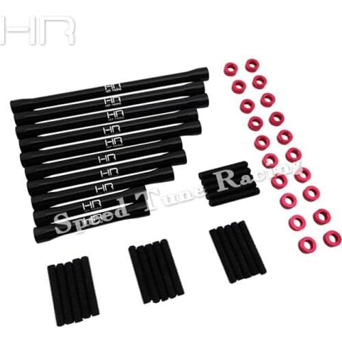 Aluminum alloy 313 wheelbase vehicle tie rods for 1/10 Axial SCX10 II 90046 90047