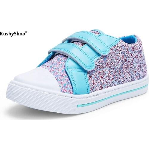KushyShoo Kids Shoes Fashion Cartoon Printed Hook & Loop Childrens Sneakers Girls and Boys Toddler Sneakers Canvas Shoes