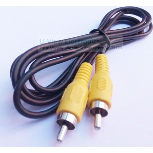 NCHTEK Dula Composite RCA Male to RCA Male Connector Extension Cord/Cable About 1.5M/Free Shipping/1PC