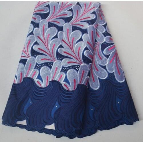 Nigerian wedding African cotton polish lace Korean embroidered stones Swiss voile lace in Switzerland high quality dry lace