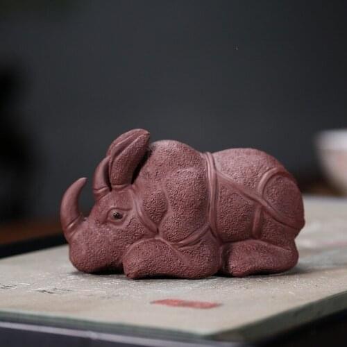 Sand tea pet furnishing articles swagger ground rhino model fine workmanship mixed batch of goods on a commission basis