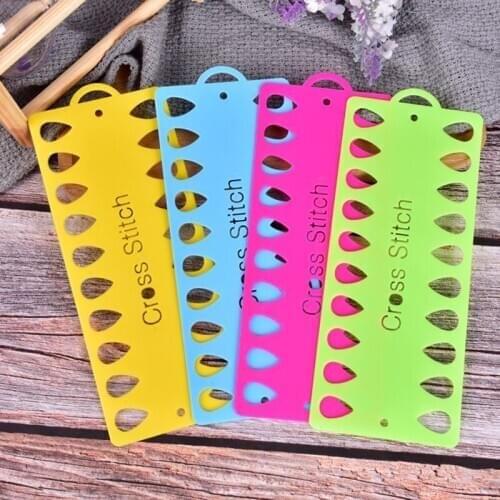 Plastic 20 Positions Thread Board Thread & Yarn Organizer Embroidery Accessories Cross Stitch Row Line Tool