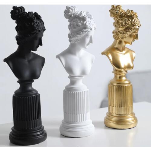 Nordic Plaster Sculpture Modern Art Decoration Living Room Home Creative Decoration Items Gifts