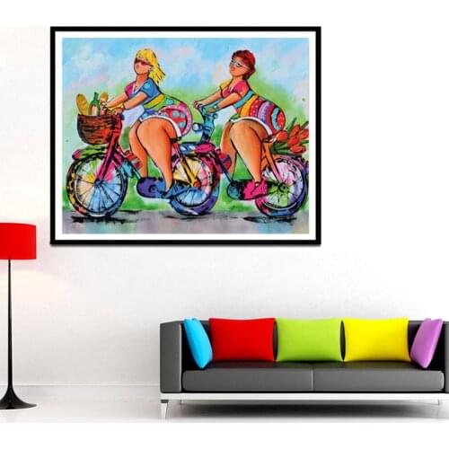 Full Square Round Drill 5D DIY Diamond Painting Cartoon Sexy Woman 3D Embroidery Mosaic Cross Stitch Home Decor Art