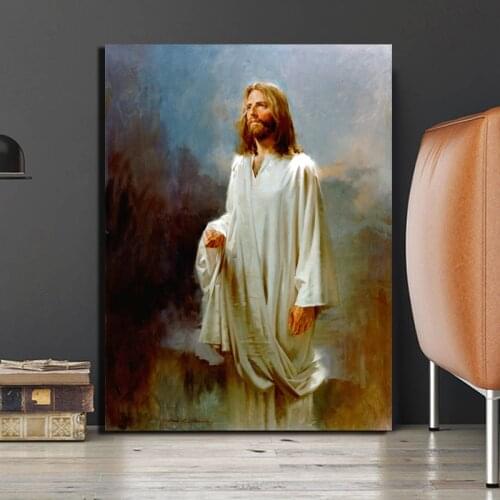 Sacred Space Painting Of Jesus Christ God Posters And Prints Decorative Wall Art Pictures For Living Room Home Decoration