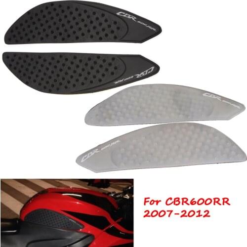 Motorcycle Gas Tank Side Grip Traction Knee Protector Sticker Anti Slip Pad For Honda CBR600 RR CBR600RR 2007-2012