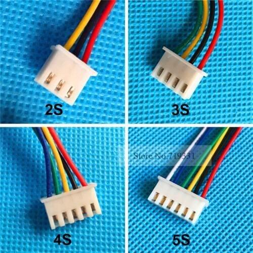 10pcs/kit JST XH Connector 2-6S Balance Charger Cable Wire Adapter Plug each size 2pcs