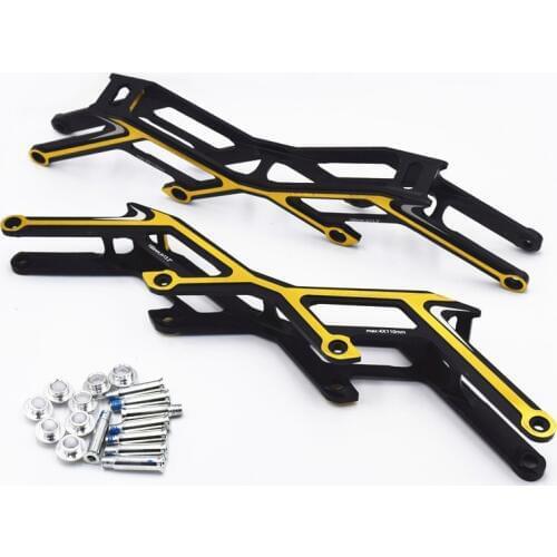 New 4 wheels track road marathon skating frame 4X110mm 4X100 4X90 inline speed skates base race chassis M7 alloy 190g Ultralight