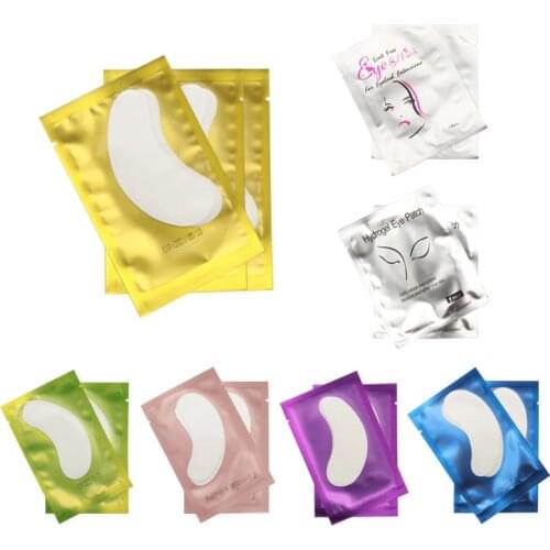 Mixed 13 colors false Eyelash extension patches Hydrogel patch paper stickers Under eye patches makeup tools for Daily or teach