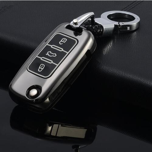 Luminous Leather Car-Styling Key Cover Case For Skoda Kodiaq Rapid Octavia 1 2 A5 A7 Superb A7 Yeti For VW Golf 7 GTI MK7 Tiguan
