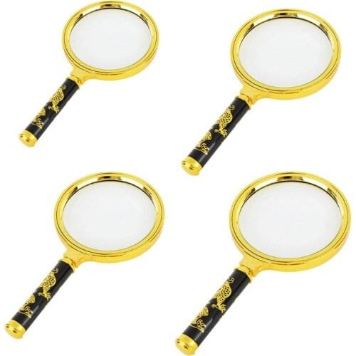 Magnifying Glass 5X7X8X10X Magnification Magnifier Handheld Magnifier Compatible with Science Reading Book Inspection