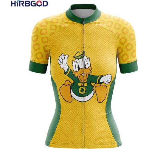 HIRBGOD Women Bike Wear Quick Dry Short-Sleeved Polyester Breathable Cycling Shirt Jersey De Ciclismo Para Mujer,TYZ413-02