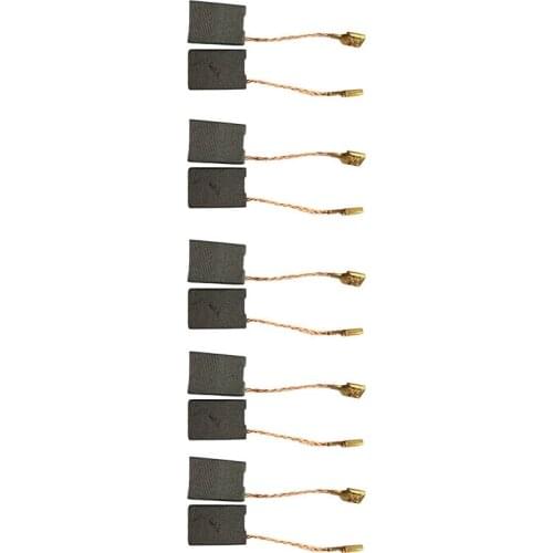 10Pcs 6.3*16*22mm Carbon Brush Motor Brush Coal Brush For Bosch GWS 20-230 H Angle Grinder Replace Part Power Tool Accs