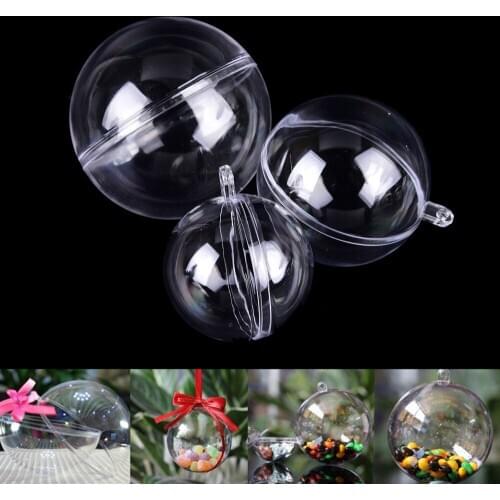 15pcs/lot Clear Plastic Bath Bomb Crafting Mold 3D Ball Sphere Shape DIY Bathing Tool Accessories Creative Mold