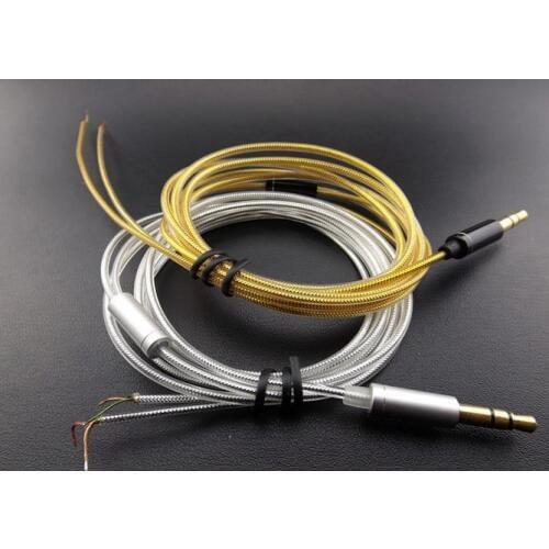 5N gold-plated oxygen-free copper headphone cable shield