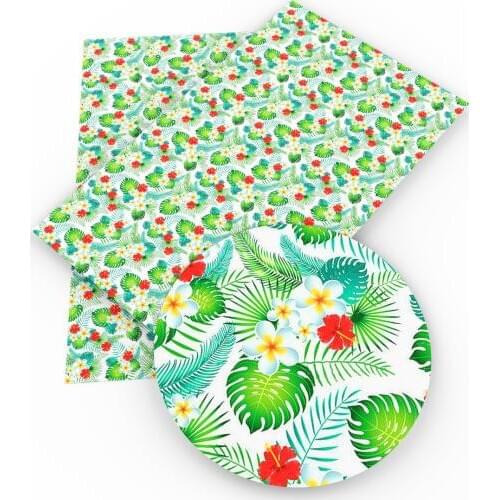 David accessories 20*33cm leaf Holiday flowers rabbit Faux Synthetic Leather,DIY Garment Knotbow Bags Decoration Crafts,1Yc3792