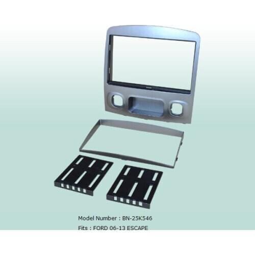 Car Fascias 2 Din Radio Audio Panel Frame Dash Kit For Ford Escape 2012 2013