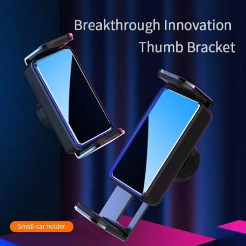 Car Phone Holder Black Technology Dedicated Fixed Air Outlet / Vent is Suitable For iPhone Samsung Metal Mount Phone Holder