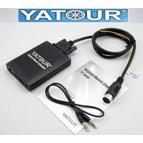 Yatour car radio USB SD AUX digital interface for Volvo C70 S40 S60 S80 V40 V70 HU series radio Mp3 Player