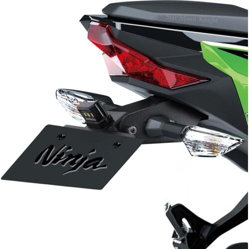 Motorcycle License Plate Holder Bracket Frame Tail Tidy Fender Eliminator For Kawasaki Ninja 400 Z400 2017 2018 2019 2020