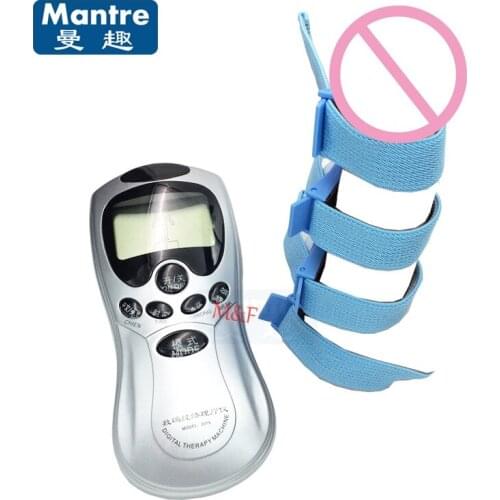 Electric Male Electro Shock Penis Cock Rings Massagers Pump Enlargement Kits Medical Sex Products for Men Sexo