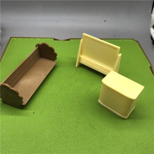 Geniune Sylvanian Doll Families Dollhouse Animal Figures furniture set clothes house food without package