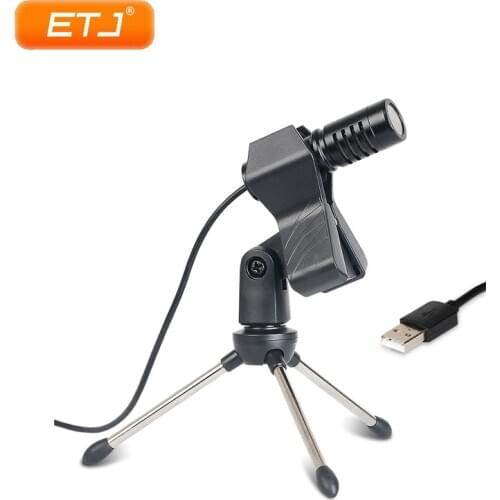 Mini USB Condenser Microphone Internal Sound Card Live Game Conference Laptop PC Bluetooth Omnidirection Chatting E03USB 22008