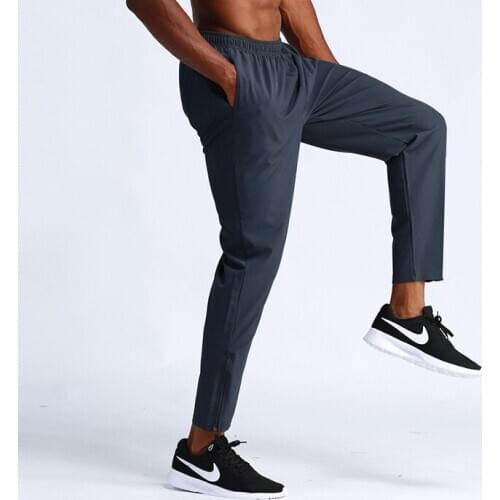 Mens basketball training sportswear for autumn winter sports pants Outdoor running tight pants quick-dry sports fitness pants c