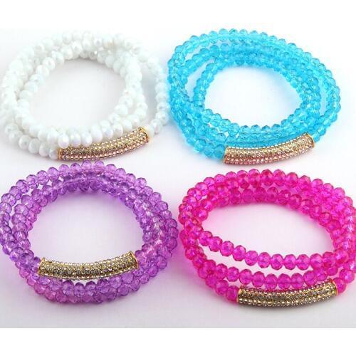 New Design Spring Fashion Beautiful Crystal Armband Made By Crystal Bracelet bangle