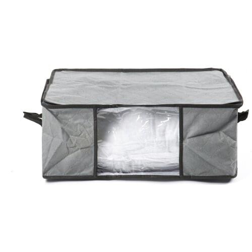 Large Clothes Quilt Storage Bag For Blanket Closet Sweater Organizer Box Sorting Clothes Cabinet Container Travel Home Organizer