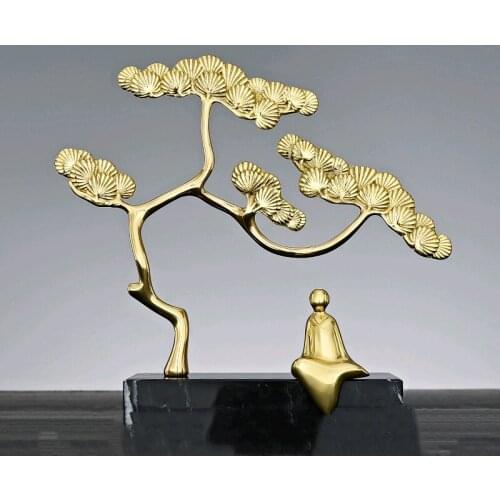 Decorations for home living room decor desk decoration home decor modern Greet the guest pine ornaments Wine cabinet decoration