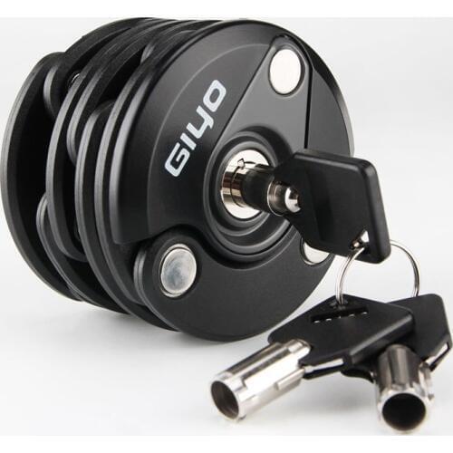 Bike Folding Lock MTB Mountain Bike Road Electric Bicycle Motorcycle Multipurpose Security Anti-theft Alloy Lock For GIYO Taiwan