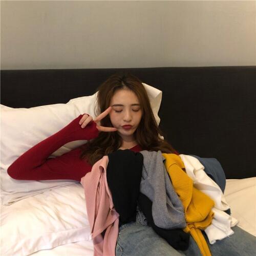 XEAMAI Women's V-Neck Pullovers