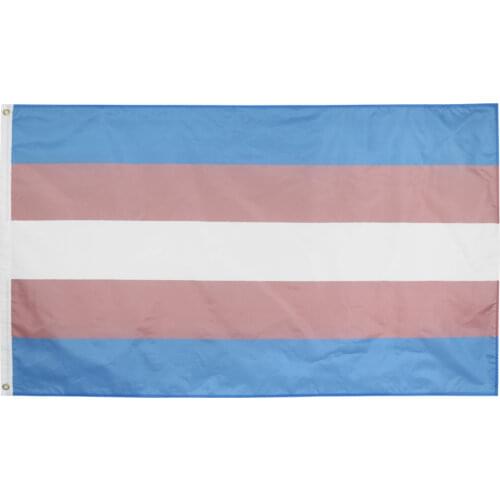 Yehoy 90*150cm LGBT transgender pride Flag of trans gender For Decoration