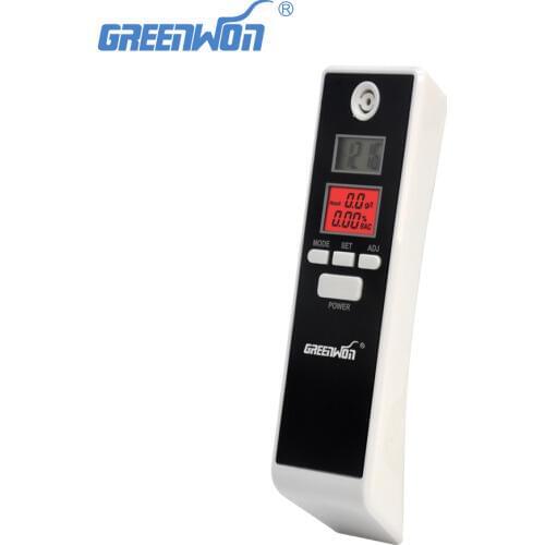 2pcs/ 2019 NEW Hot selling Professional Police Digital Breath Alcohol Tester Breathalyzer Free shipping Drop shipping