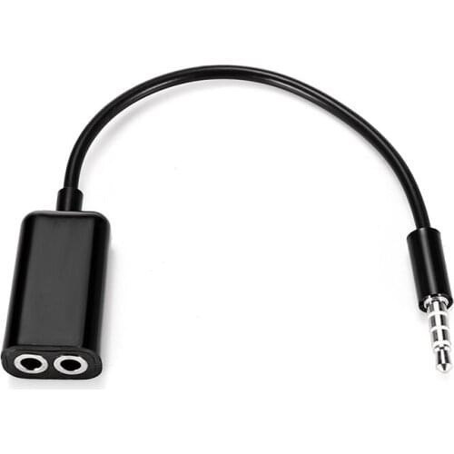 3.5mm Jack Audio Cable Headphone Earphone Audio Splitter Adapter 1 Male To 2 Female Earphone Cord for Laptop Phone